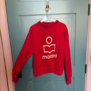 Marant Red Women's Crew Neck Sweater